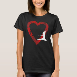 T-shirt I Love Dance Valentine's Day For Girls And Teacher