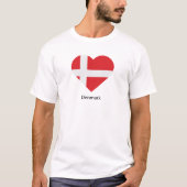 T-shirt I Love Danemark (Devant)