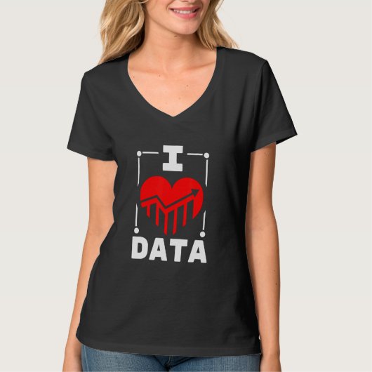 T-shirt I Love Data Builder (Devant)