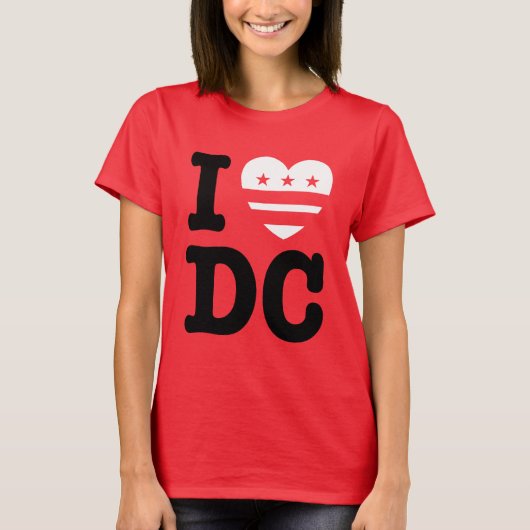 T-shirt I Love DC (Devant)