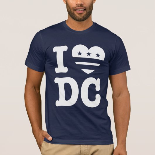 T-shirt I Love DC (Devant)