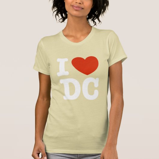 T-shirt I Love DC (Devant)
