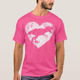T-shirt I Love Dinosaur Chemise Funny Mignonne T Rex Heart