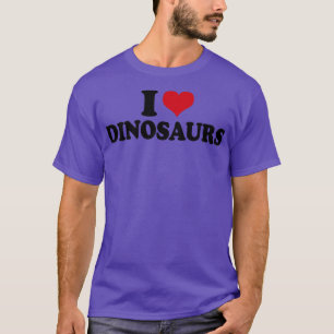 T-shirt I Love Dinosaures Dino Dinosaur