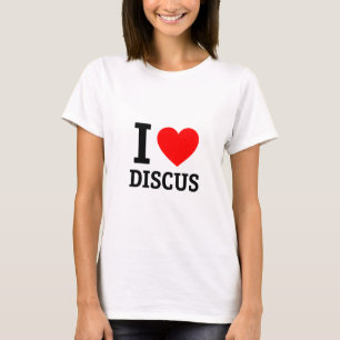 T-shirt I Love Discus