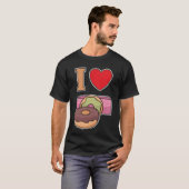 T-shirt I love donuts (Devant entier)
