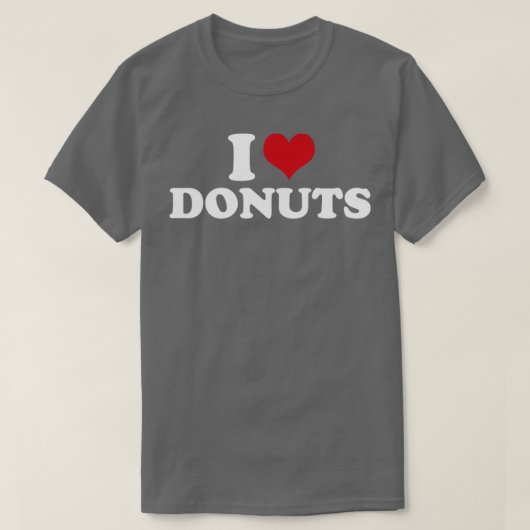 T-shirt I Love Donuts1 (Design devant)
