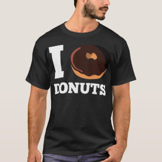 T-shirt I Love Donuts bonbons dinosaures