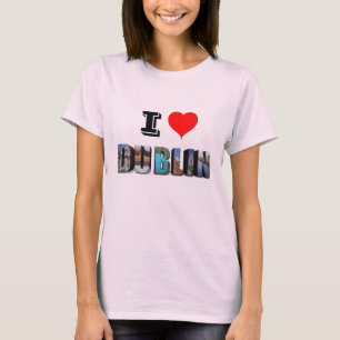 T-shirt I Love Dublin Irlande 3D Travel Photo