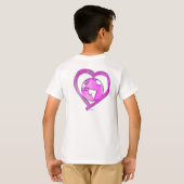 T-shirt I LOVE EARTH (Pink) Series (Dos entier)
