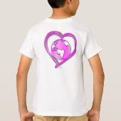 T-shirt I LOVE EARTH (Pink) Series (Dos)