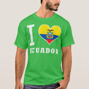 T-shirt I Love Ecuador, Yo Amo Ecuador Camiseta