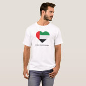 T-shirt I Love Émirats Arabes Unis (Devant entier)