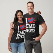 T-shirt I Love Emo Boys emo boys (Unisexe)