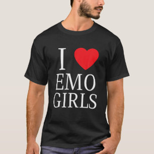T-shirt I Love Emo Girls I Heart Emo Girls