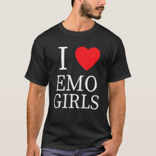 T-shirt I Love Emo Girls I Heart Emo Girls 4