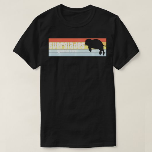 T-shirt I Love Everglades National Park Florida FL Manatee (Design devant)