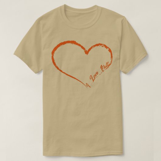T-shirt I Love Fall6 (Design devant)