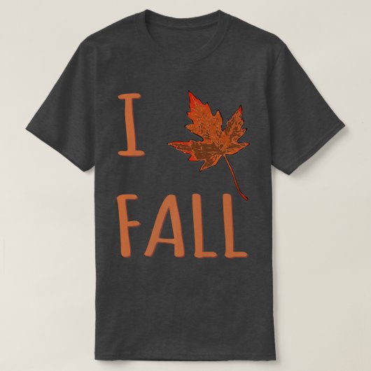 T-shirt I Love Fall Automne (Design devant)