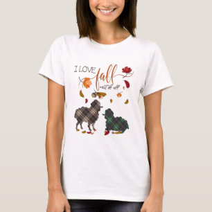 T-shirt I Love Fall for Sheep Love