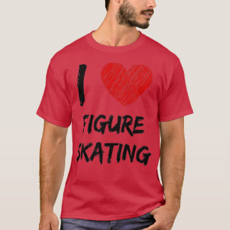 T-shirt I Love Figure Patinage 12