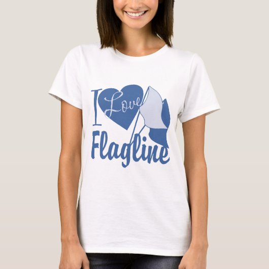 T-shirt I Love Flagline (Devant)