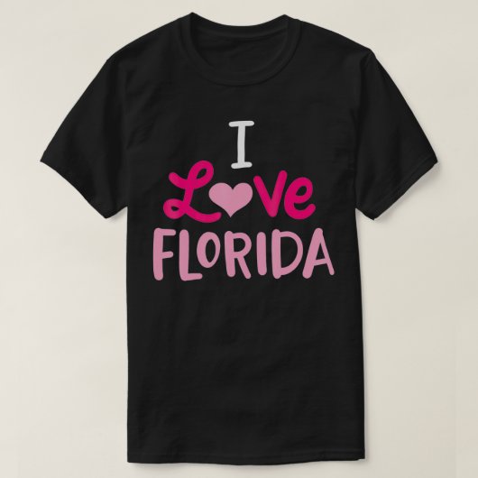 T-shirt I Love Florida (Design devant)