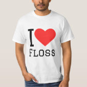 T-shirt I love floss (Devant)