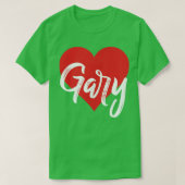T-shirt I Love Gary Prénom T I Heart Nom (Design devant)
