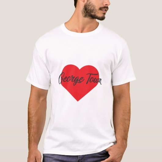 T-shirt I Love George Town - Cayman Islands (Devant)