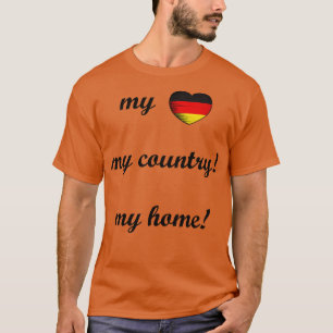 T-shirt I Love Germany My Home My Country 5
