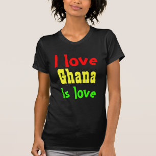 T-shirt I love Ghana