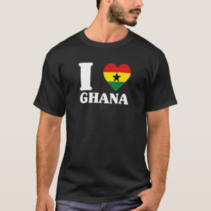T-shirt I Love Ghana for Ghana fan I love Ghana