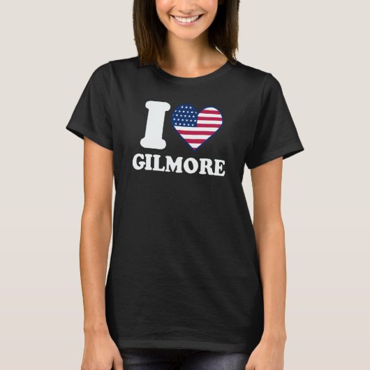 T-shirt I love Gilmore I heart Gilmore (Devant)