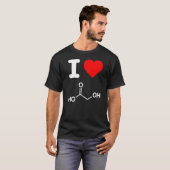 T-shirt I Love Glycolic Acid Exfoliate Soins de la peau Ch (Devant entier)