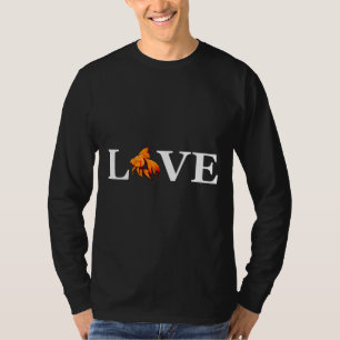 T-shirt I Love Goldfish Retro Fish Keeper