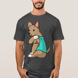 T-shirt I Love Grand-Père Tattoo Chihuahua Grand-Père Chie
