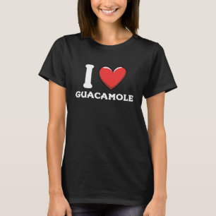 T-shirt I Love Guacamole Mexican Food 14