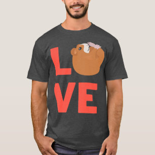 T-shirt I Love GuineaPig Cute Pet Propriétaires et Amoureu