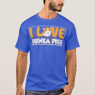 T-shirt I Love Guinée Cochons Guinée Cochon Oreille Animau