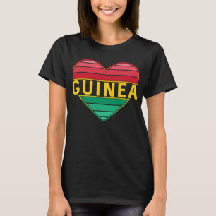 T-shirt I Love Guinée, Coeur guinéen