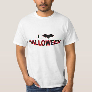 T-shirt I Love Halloween (BAT)