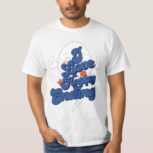 T-shirt I Love Happy Endings Tee (Devant)