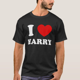 T-shirt I Love Harry I Heart Harry Funny Harry T Shirt