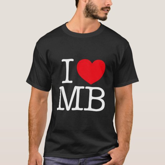 T-shirt I Love He Mb (Devant)
