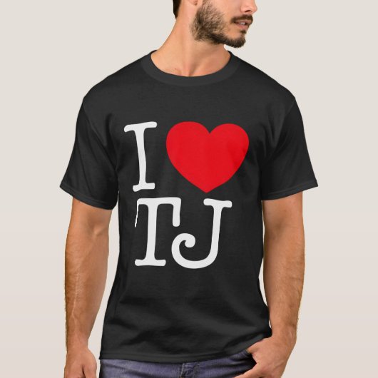 T-shirt I Love He Tj (Devant)