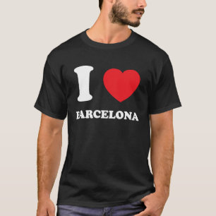 T-shirt I Love Heart Barcelona