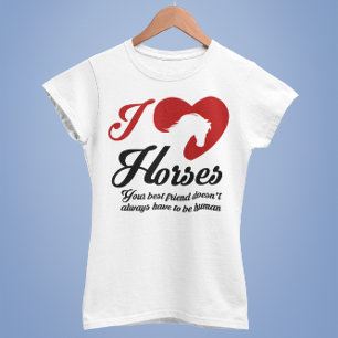 T-shirt I Love/Heart Horses