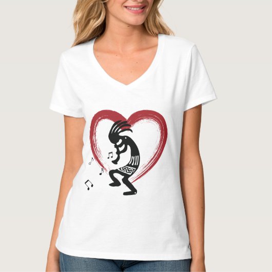 T-shirt I Love Heart Kokopelli (Devant)