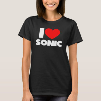 T-shirt I Love Heart Sonic
